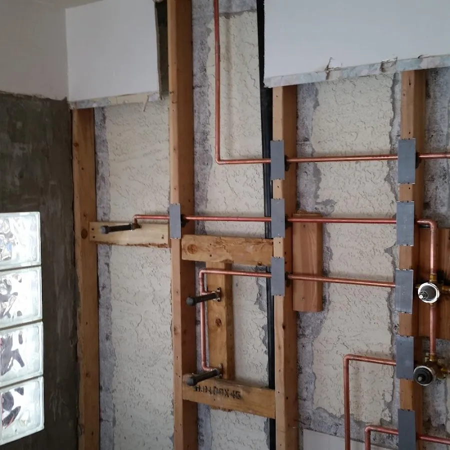 Copper pipe installation for Repiping in Vinton
